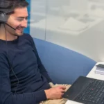 Mitarbeiter im Kundensupport