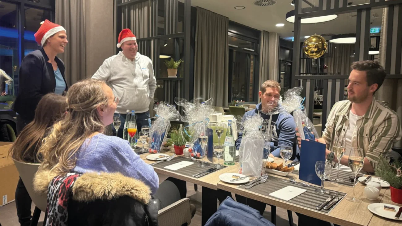 Gruppe bei Firmenevent