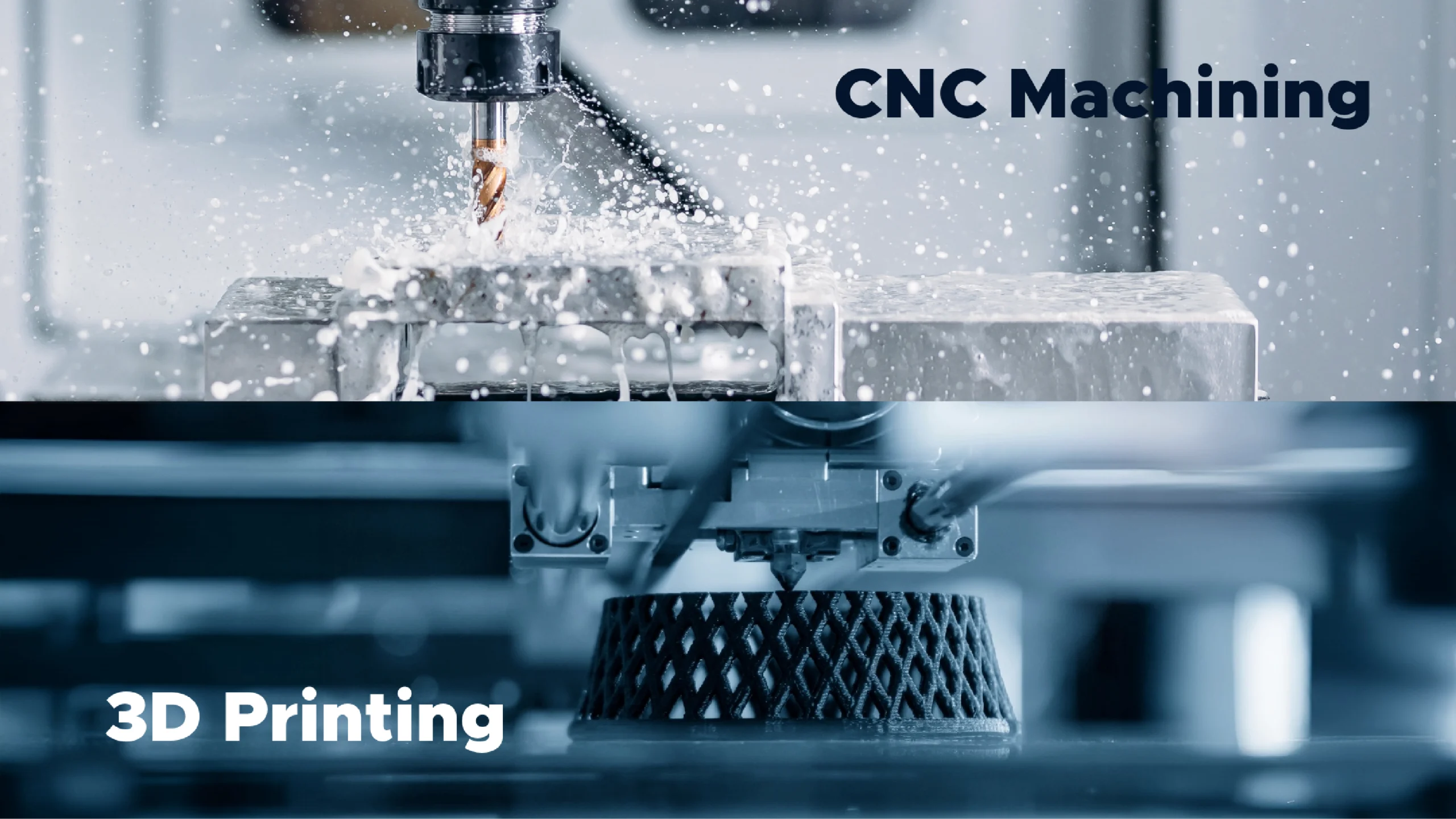 CNC Machining vs 3d Printing
