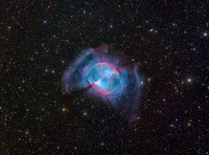 Planetary nebula, captured with the telescope