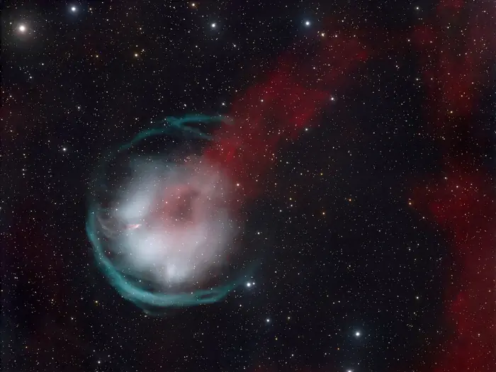Nebula, captured with the telescope