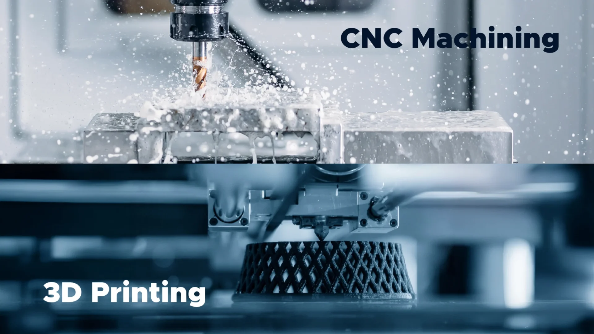 CNC Machining vs 3d Printing
